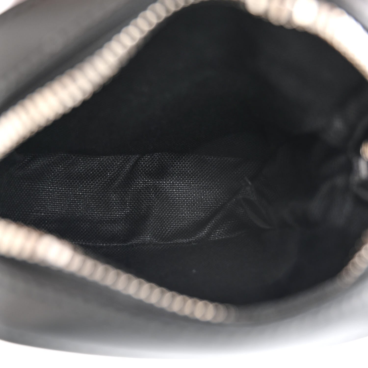 Gucci GG Supreme Monogram Appia Calfskin Web Small Camera Messenger Bag Black Grey 5 of 11