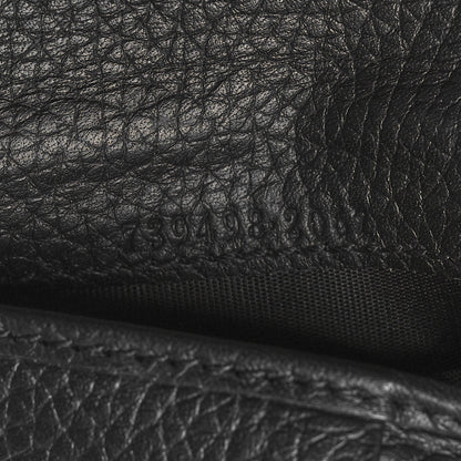 Gucci Piuma Calfskin Medium Bamboo Double G Wallet Black 9 of 10