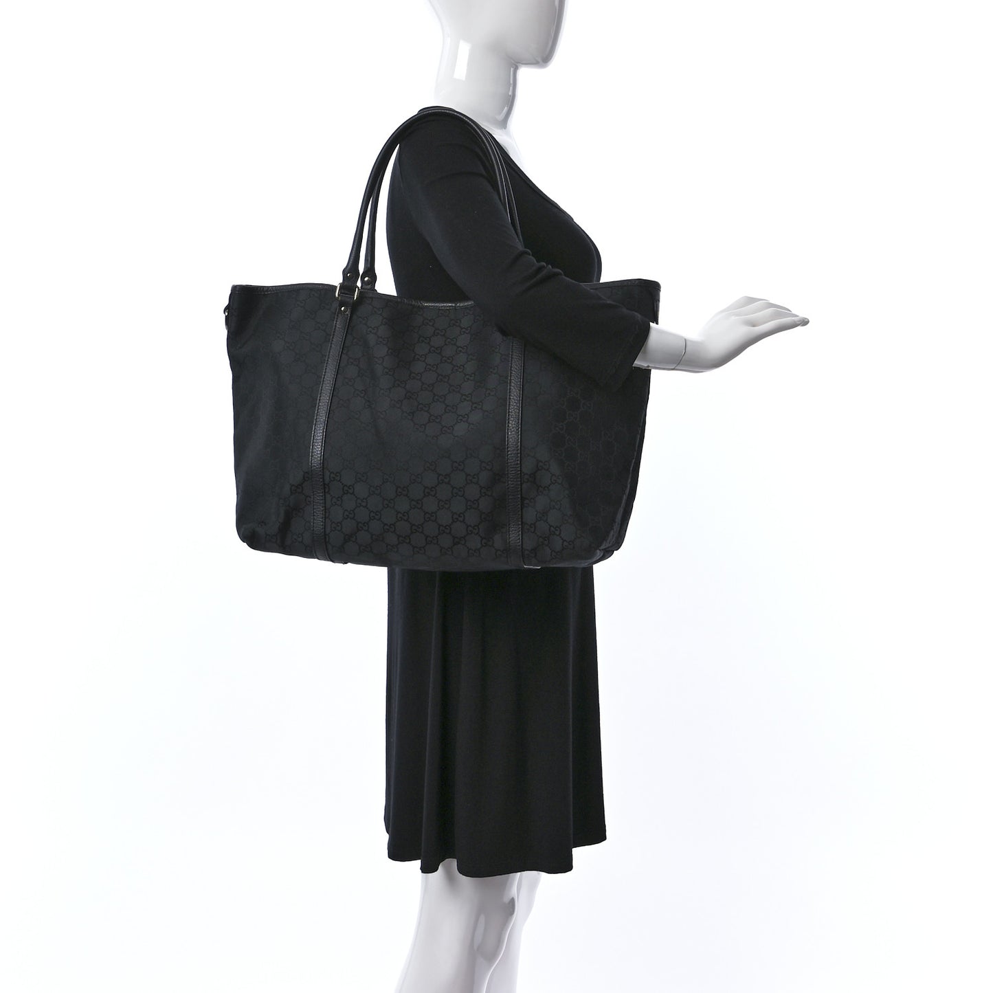 Nylon Monogram Large Joy Tote Black