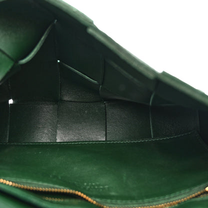 Bottega Veneta Grained Calfskin Maxi Intrecciato Cassette Crossbody Bag Raintree Green 5 of 12