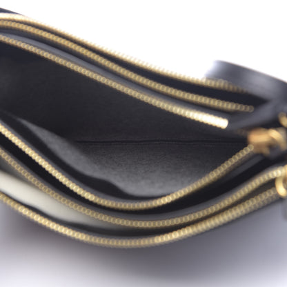 Celine Lambskin Large Trio Crossbody Bag Black 6 of 12