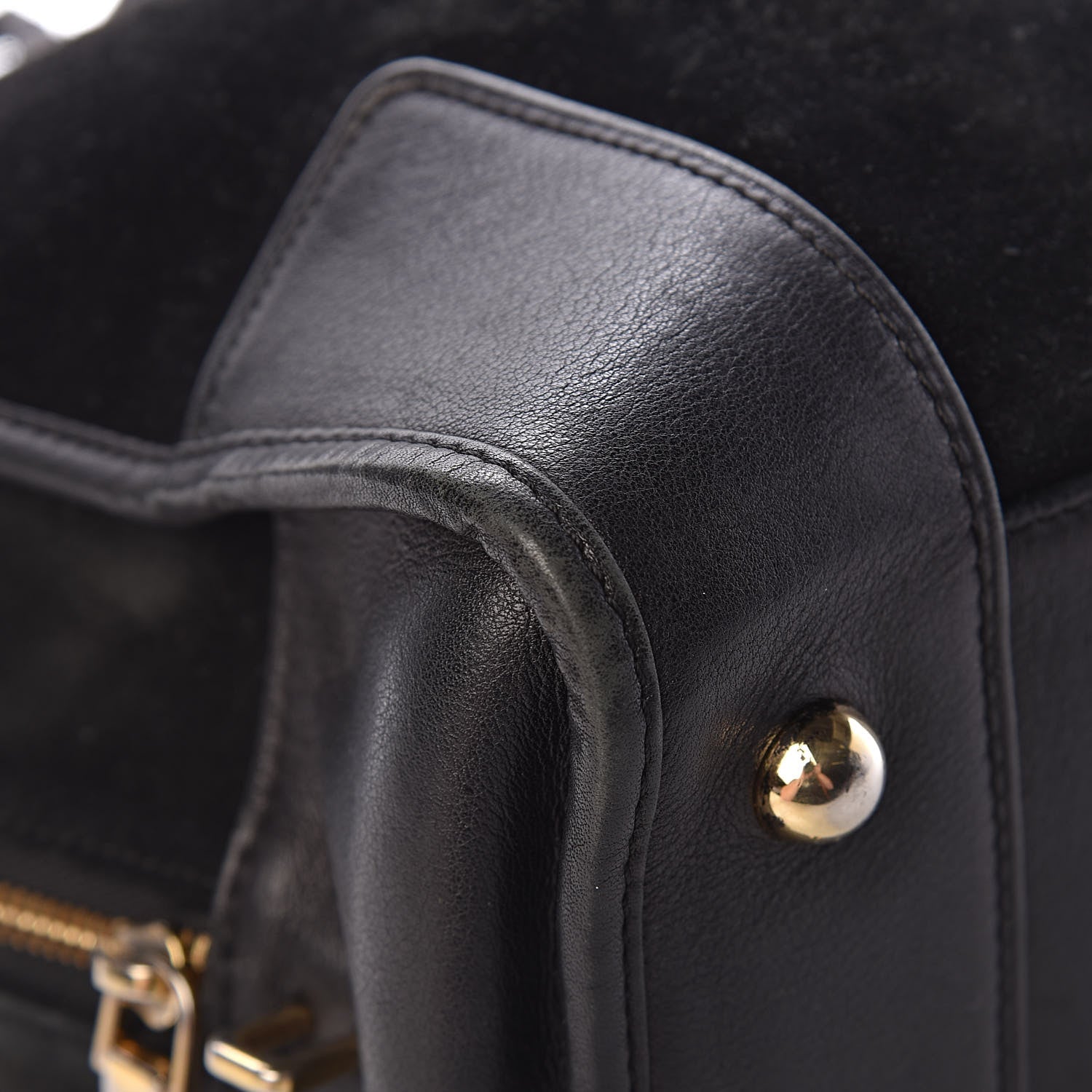 Loewe Suede Calfskin Amazona Black 10 of 18
