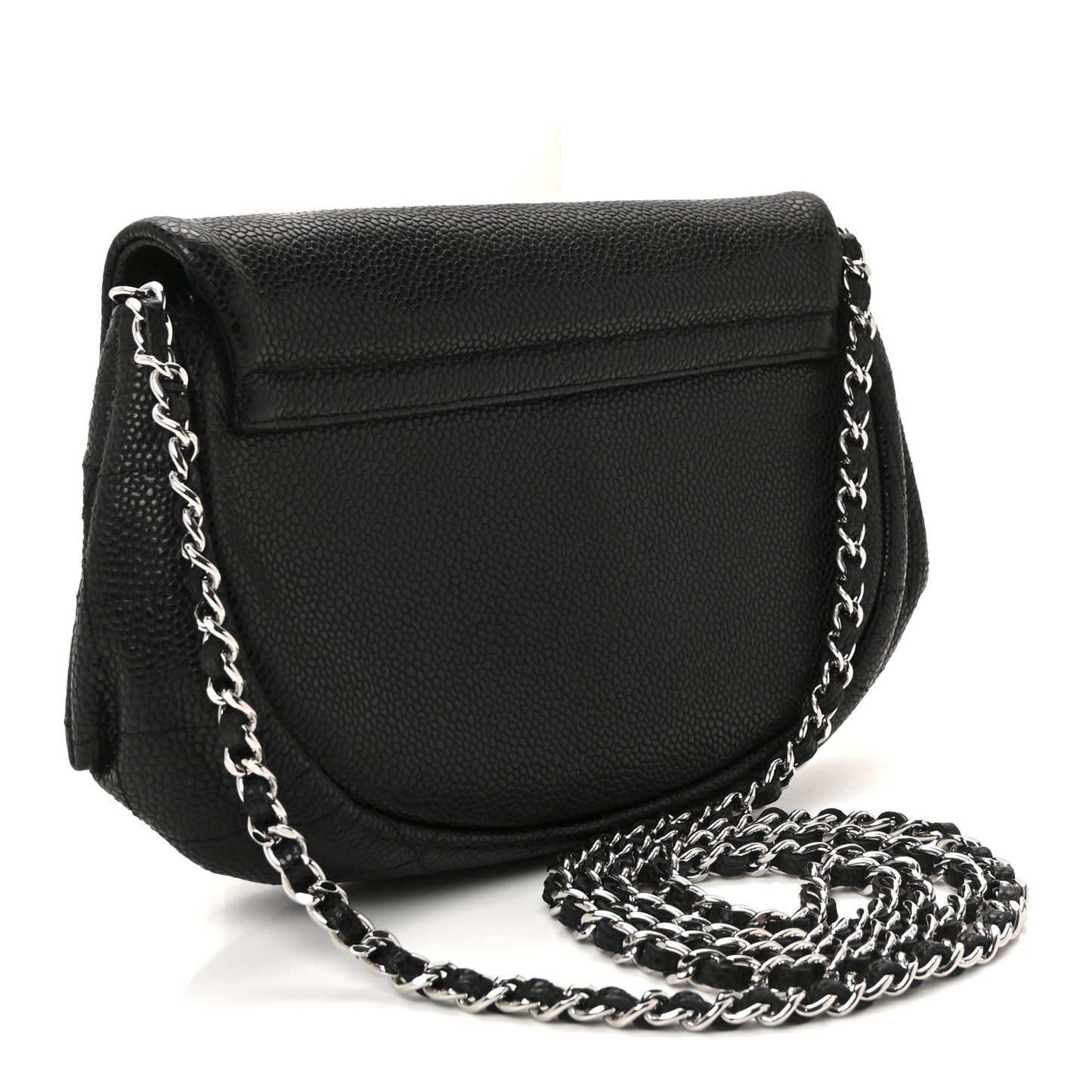 Caviar Half Moon Wallet On Chain WOC Black