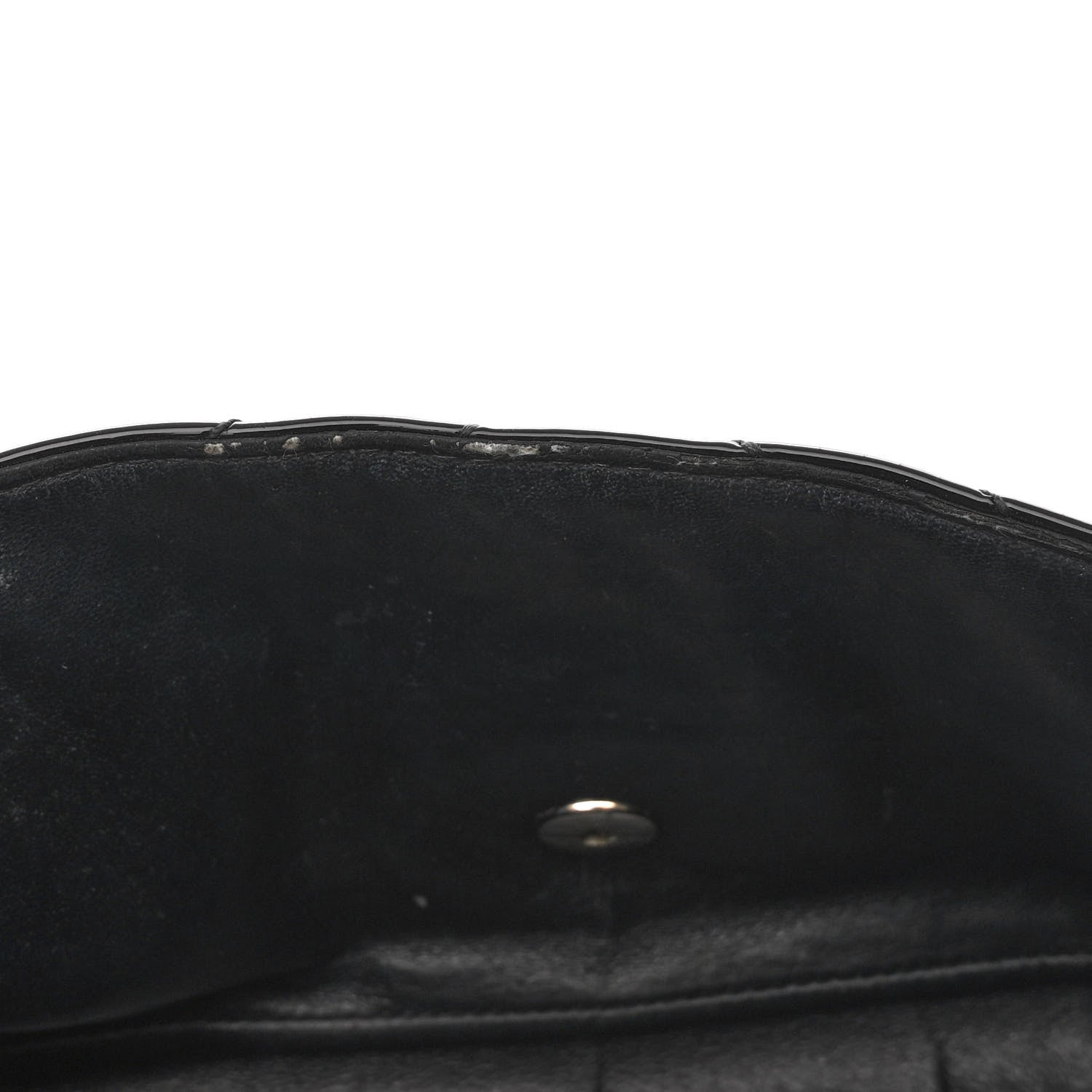 Chanel Patent Chevron Quilted Medium Single Flap Black 11 of 12