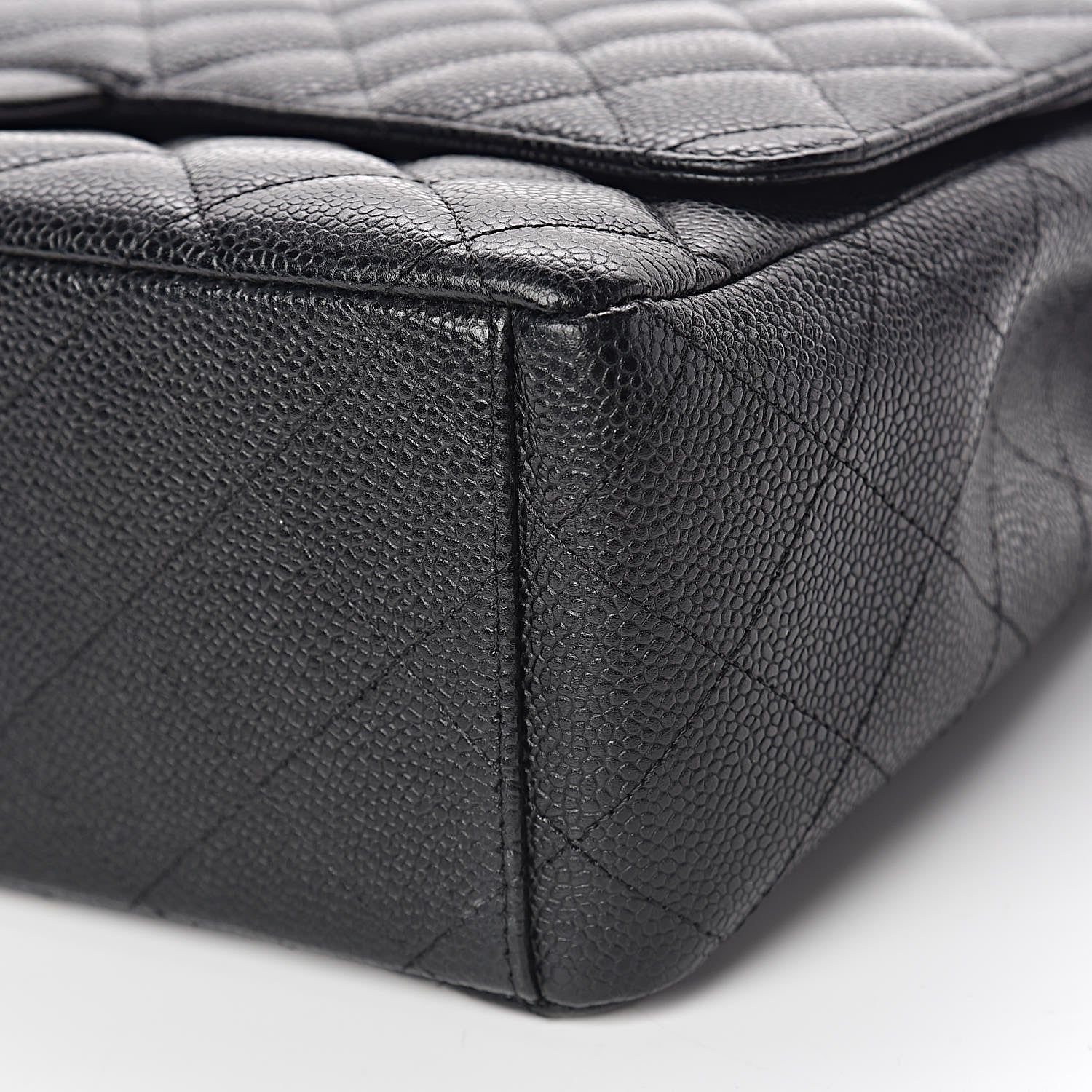 Chanel Caviar Quilted Maxi Double Flap Black 13 of 14