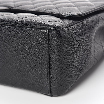 Chanel Caviar Quilted Maxi Double Flap Black 13 of 14