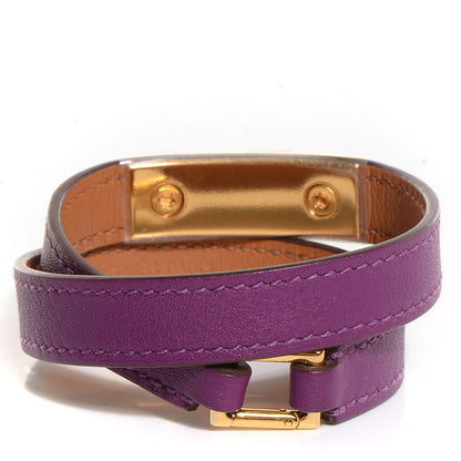 Hermes Swift Rivale Double Tour Bracelet Small Anemone 4 of 9