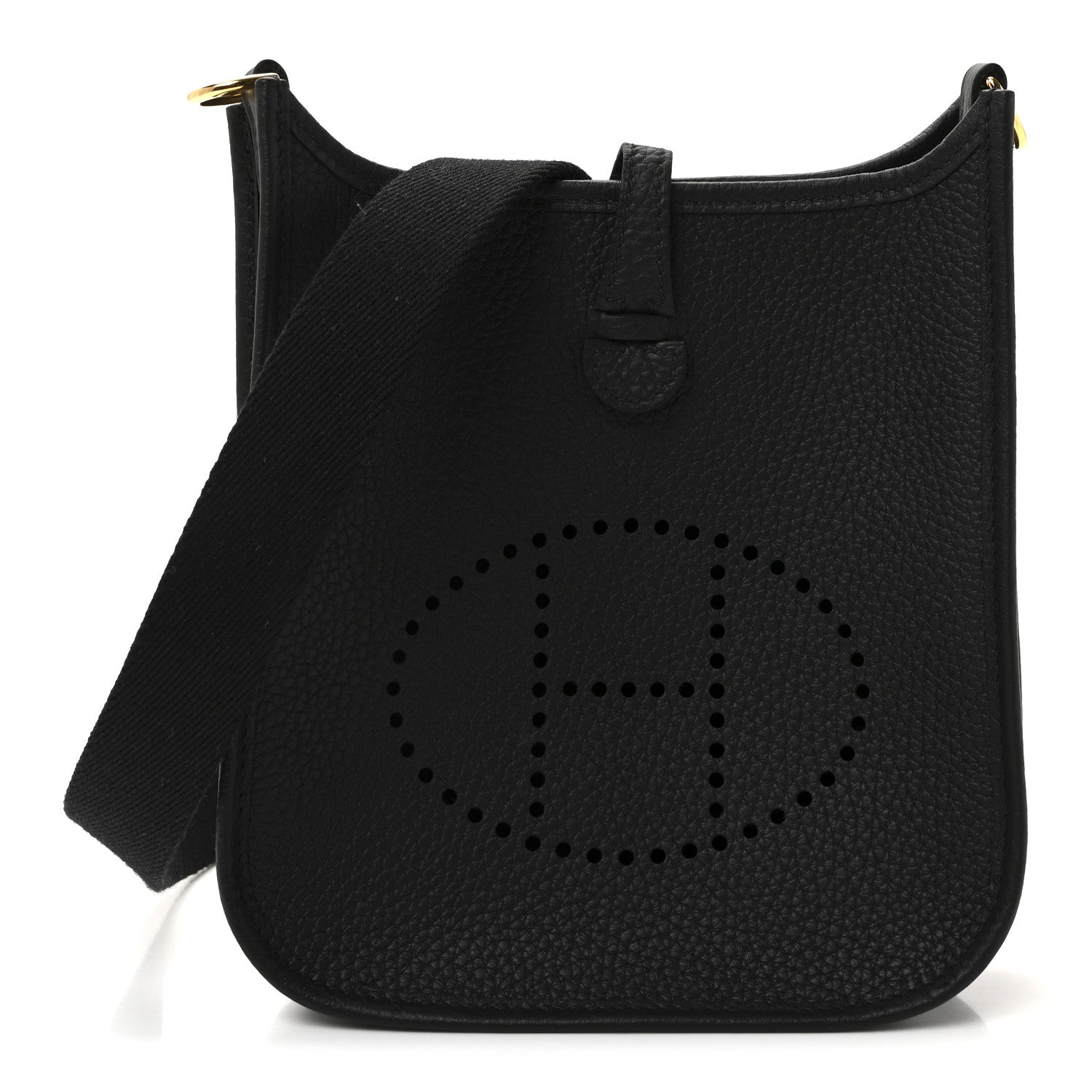Hermes Taurillon Clemence Evelyne TPM Black 1 of 10