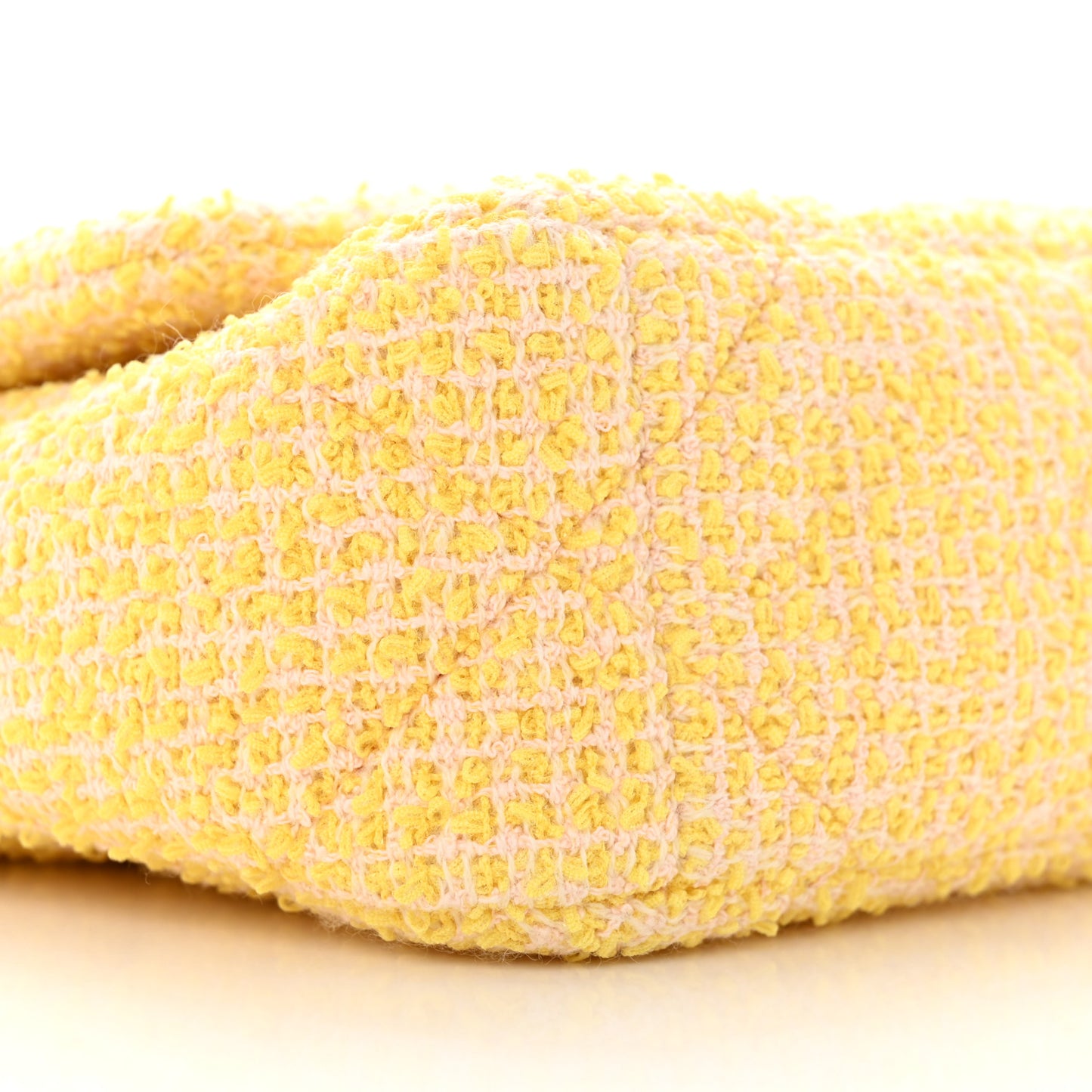 Tweed Quilted Medium Chanel 19 Flap Yellow Pink
