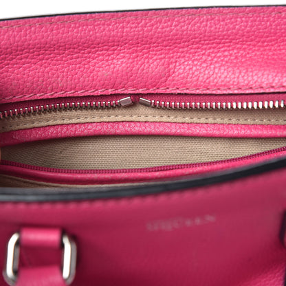 Alexander McQueen Grainy Calfskin Mini Padlock Zip Satchel Pink 15 of 23