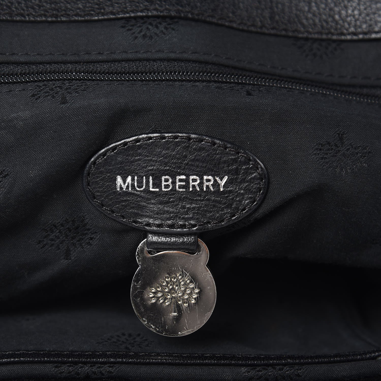 Mulberry Polished Buffalo Medium Alexa Black 6 of 13