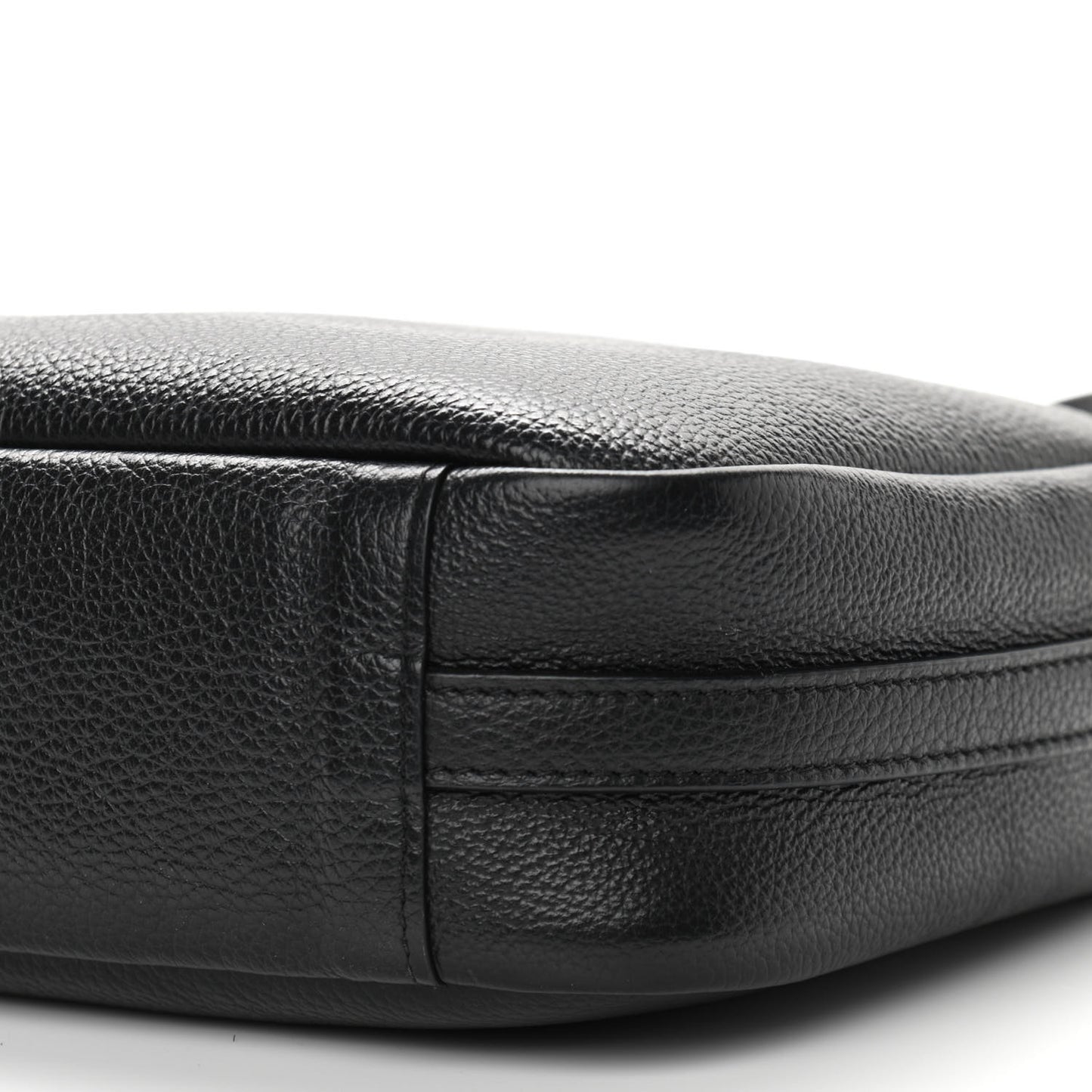 Calfskin Logo M Everyday Camera Bag Black