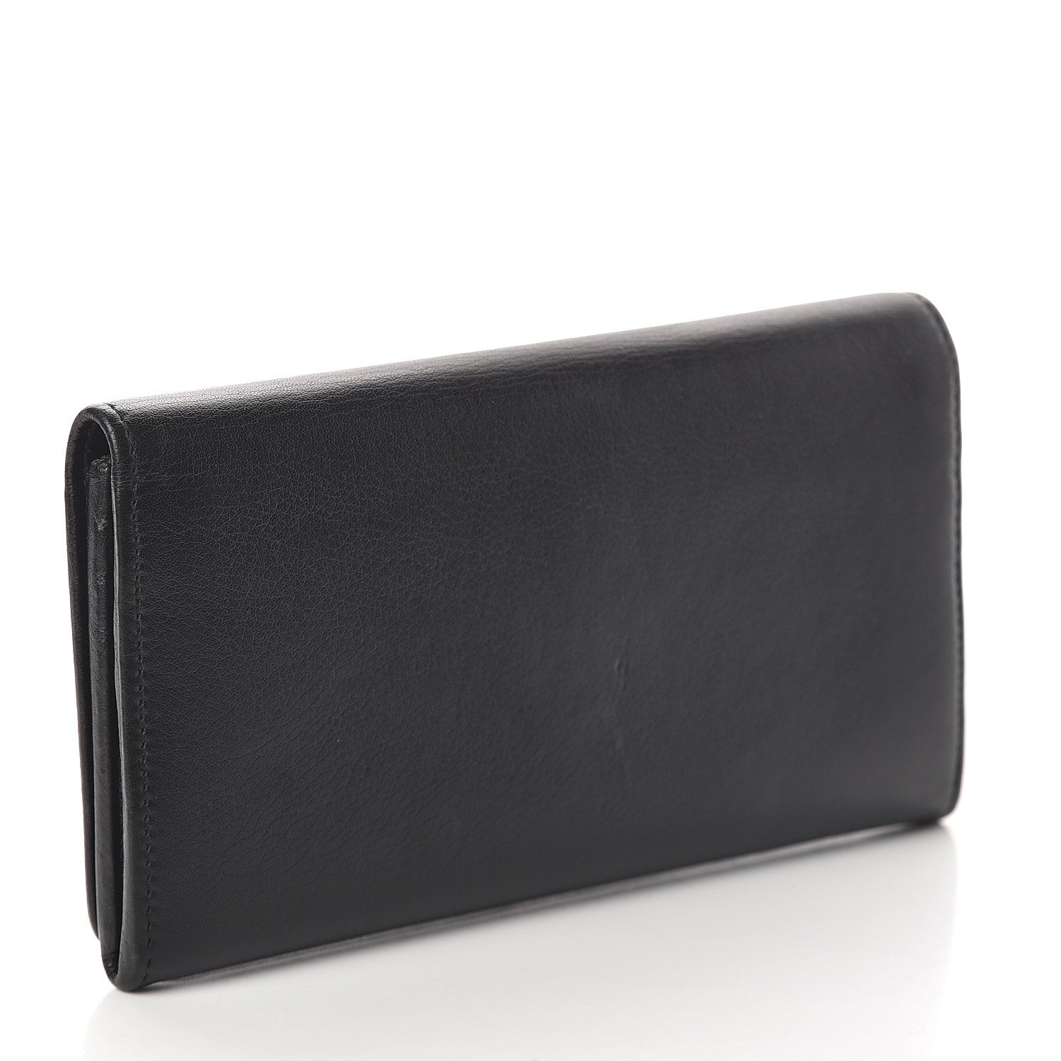 Balenciaga Calfskin Papier Platre Money Wallet Black 2 of 5