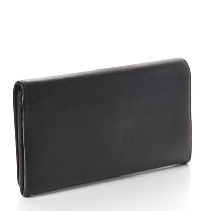 Balenciaga Calfskin Papier Platre Money Wallet Black 2 of 5
