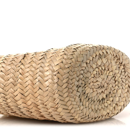 Jimmy Choo Palm Leaf Raffia Small Macy Tote Natural Sunbleached 9 of 11