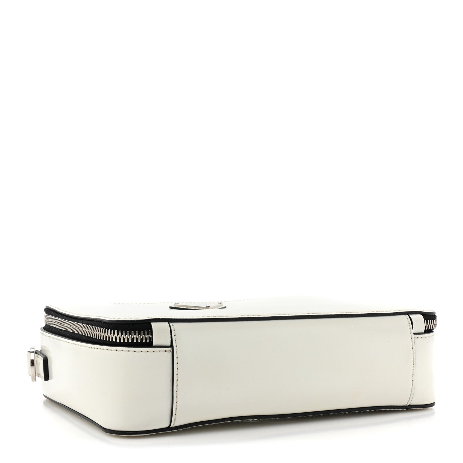 Prada Spazzolato Medium Brique Crossbody Bag White 4 of 11