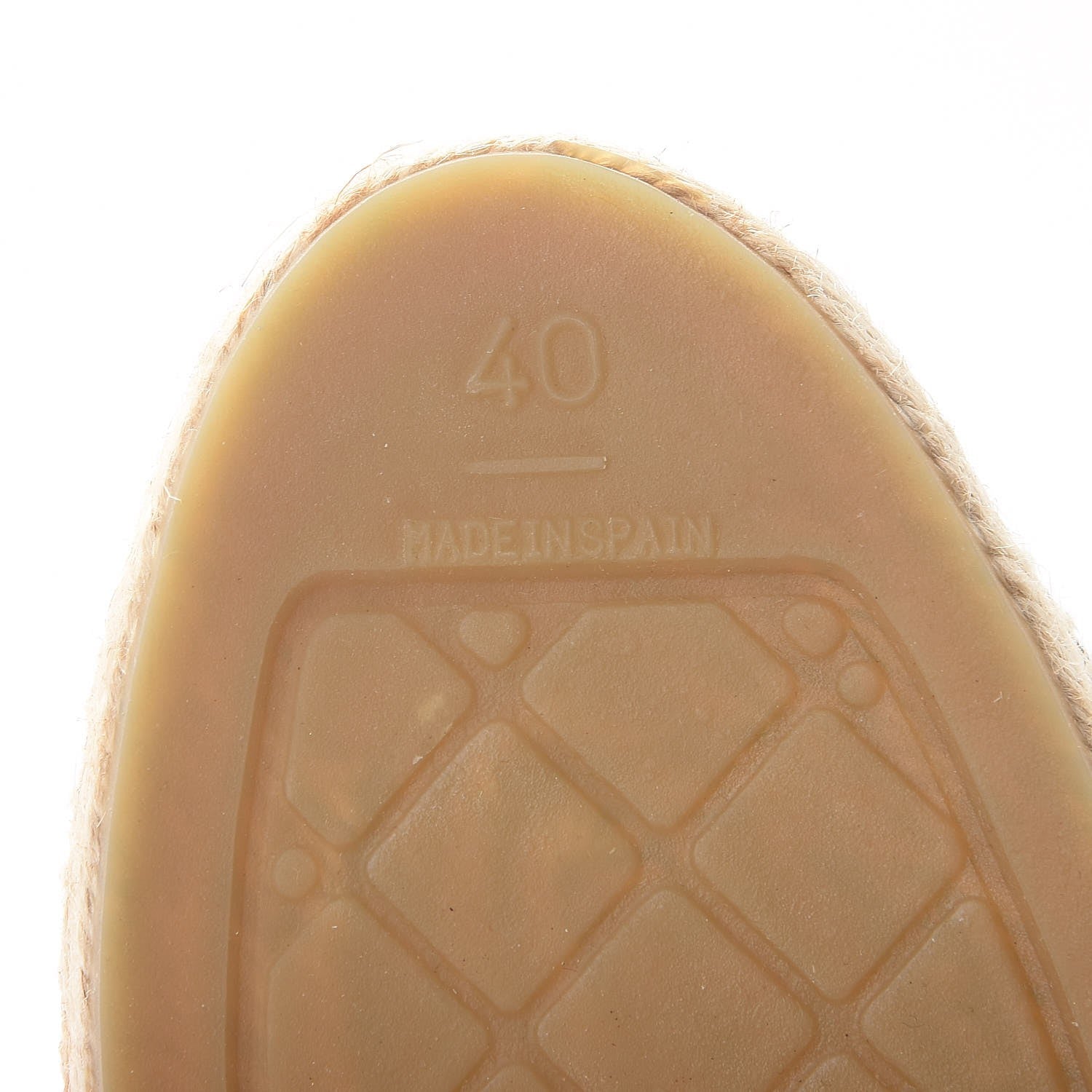 Chanel Suede Pearl CC Espadrilles 40 Beige Black 6 of 11