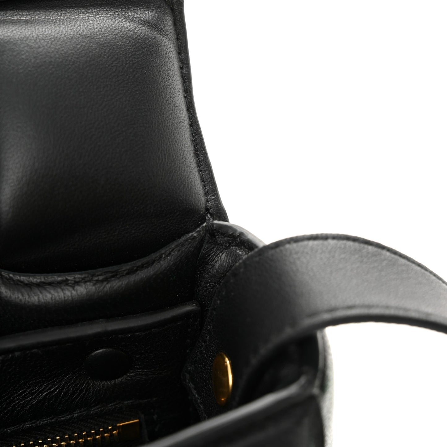 Nappa Maxi Intreccio Padded Cassette Crossbody Bag Black
