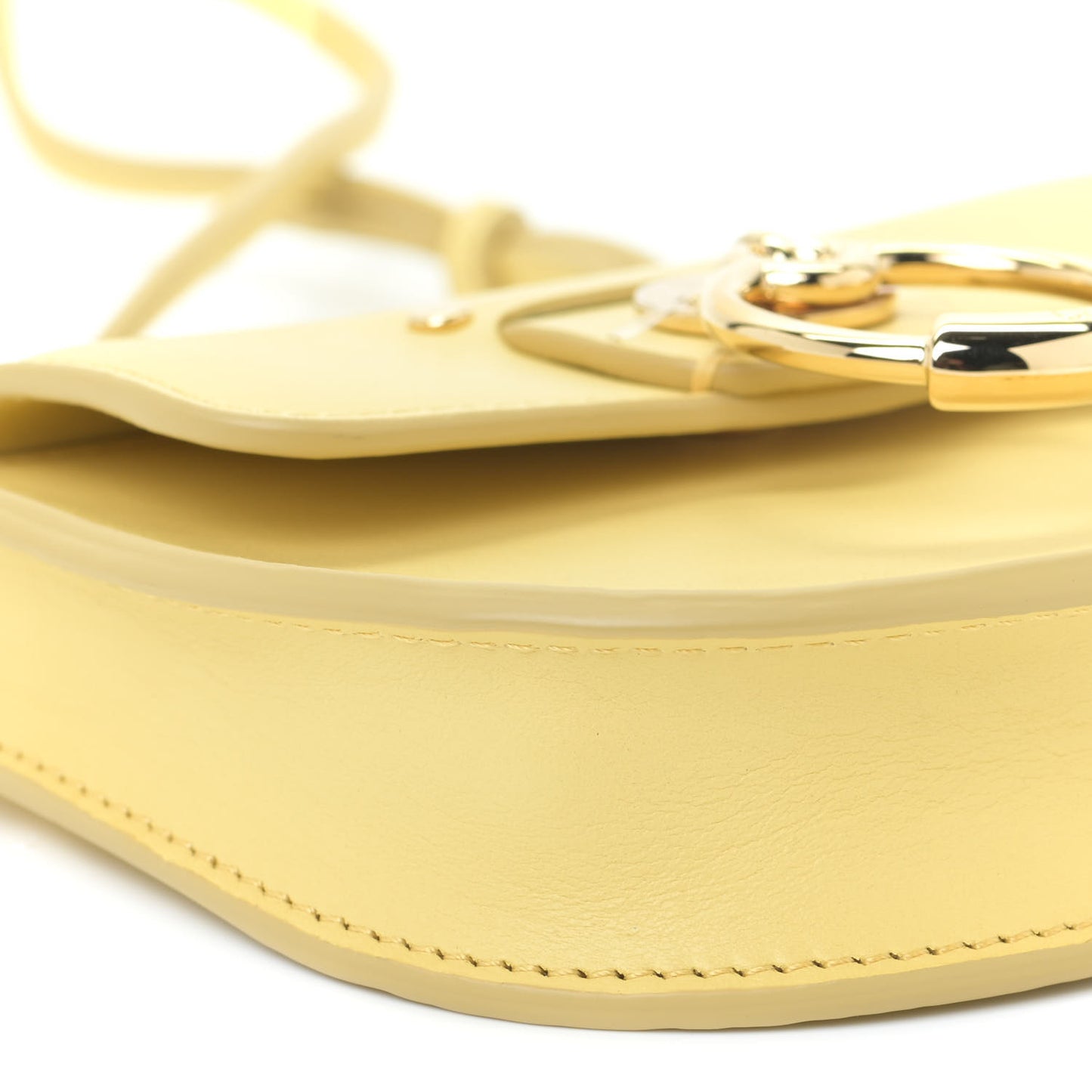 Calfskin Tess Mini Crossbody Bag Yellow