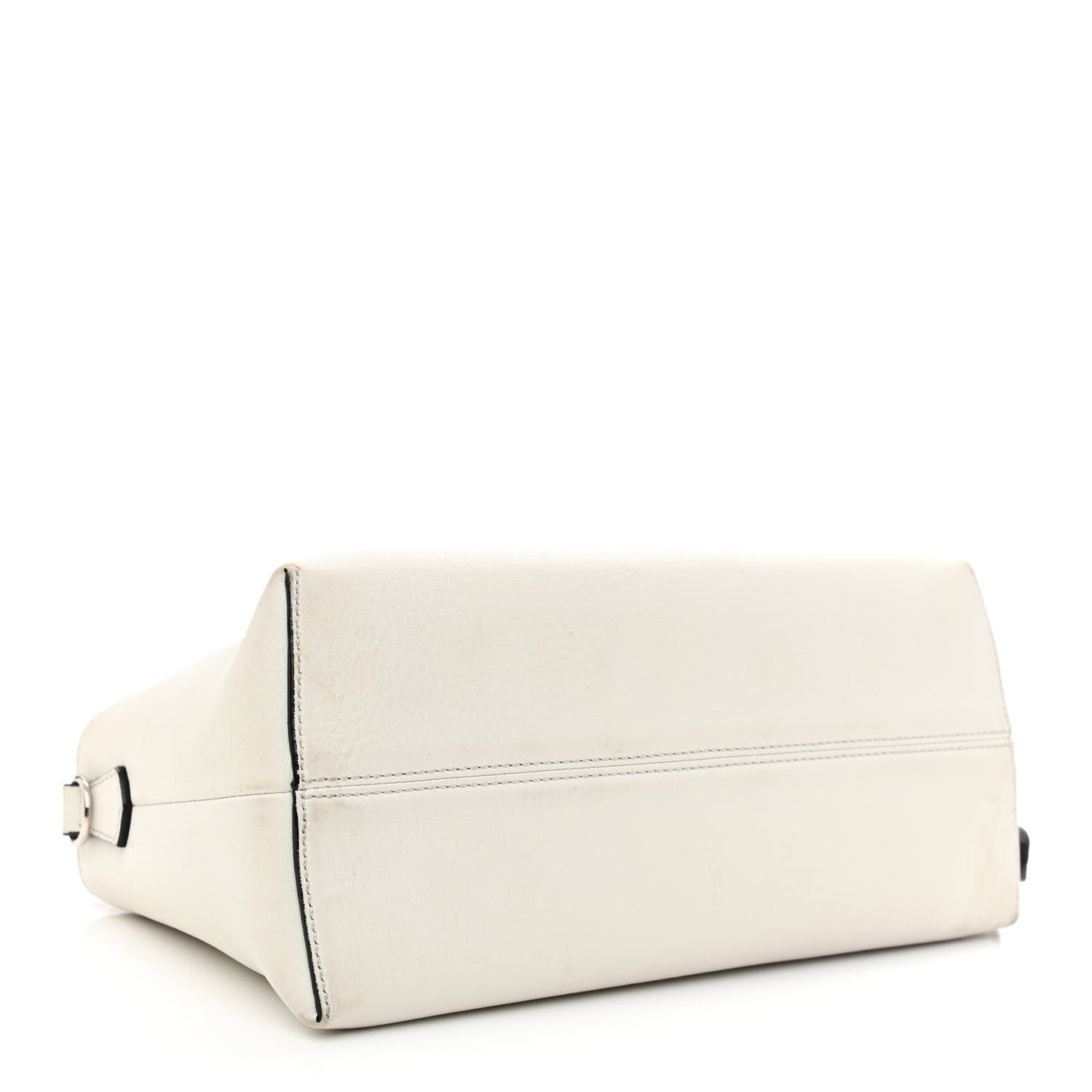 Vitello Dolce Croc Tail Medium By The Way Boston Bag White Black
