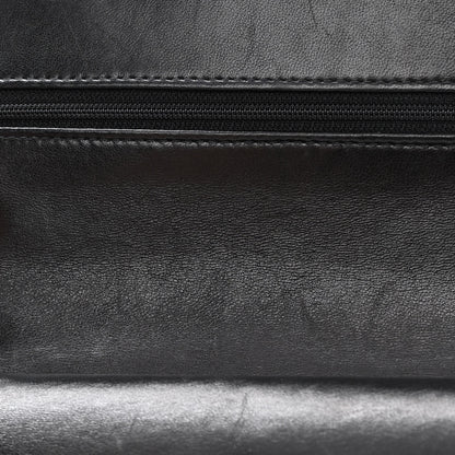 Chanel Lambskin Quilted Medium Double Flap Black 11 of 19