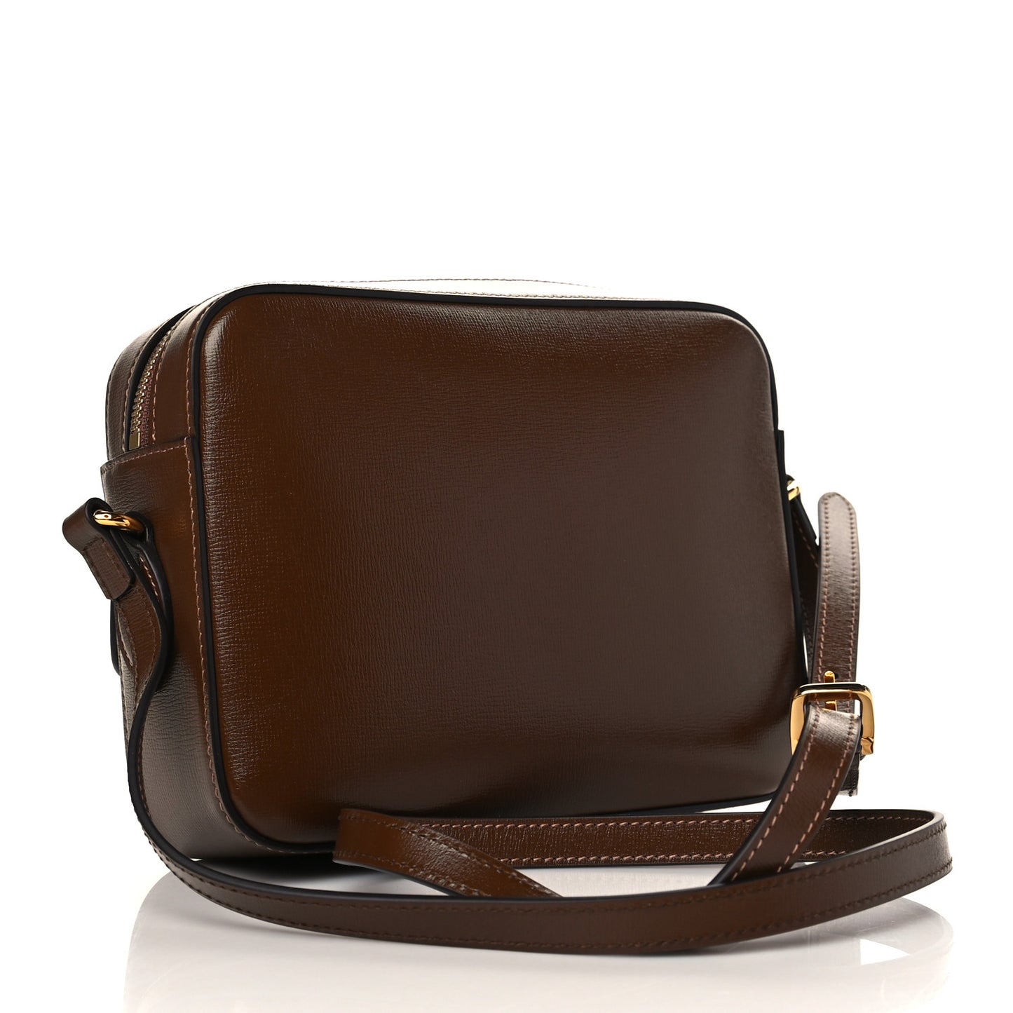 Azalea Calfskin Small Horsebit 1955 Shoulder Bag Brown Sugar
