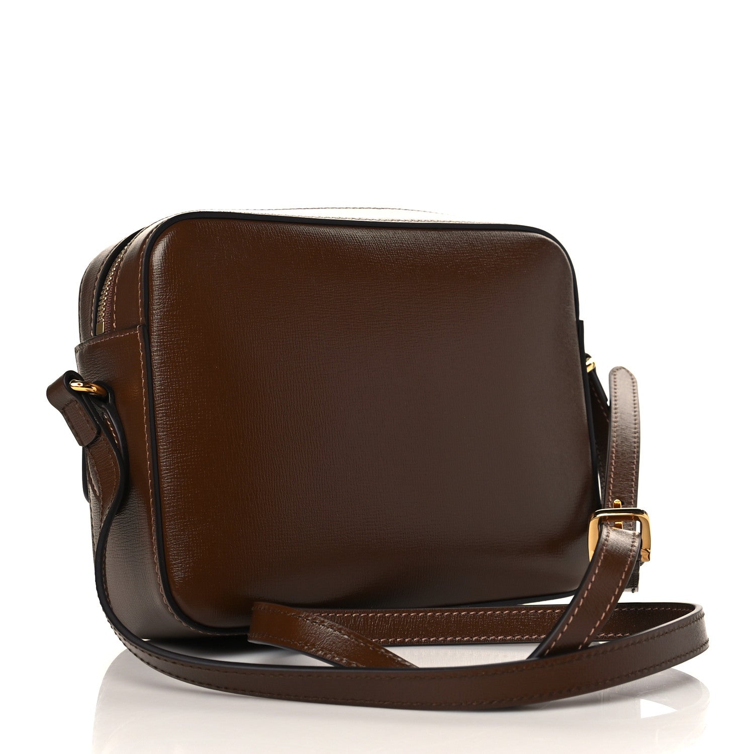 Gucci Azalea Calfskin Small Horsebit 1955 Shoulder Bag Brown Sugar 3 of 6