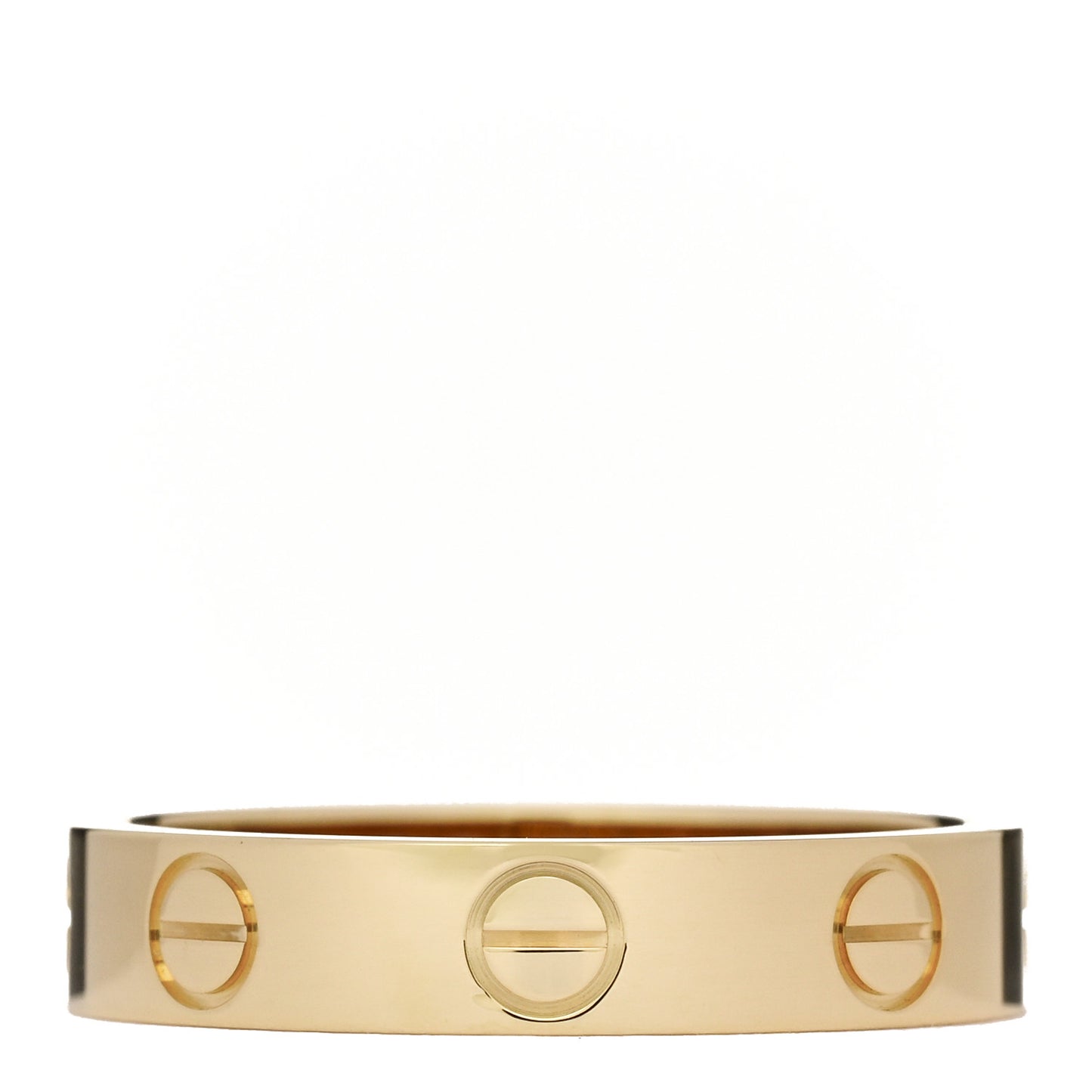 18K Yellow Gold 3.5mm LOVE Wedding Band Ring 50 5.25