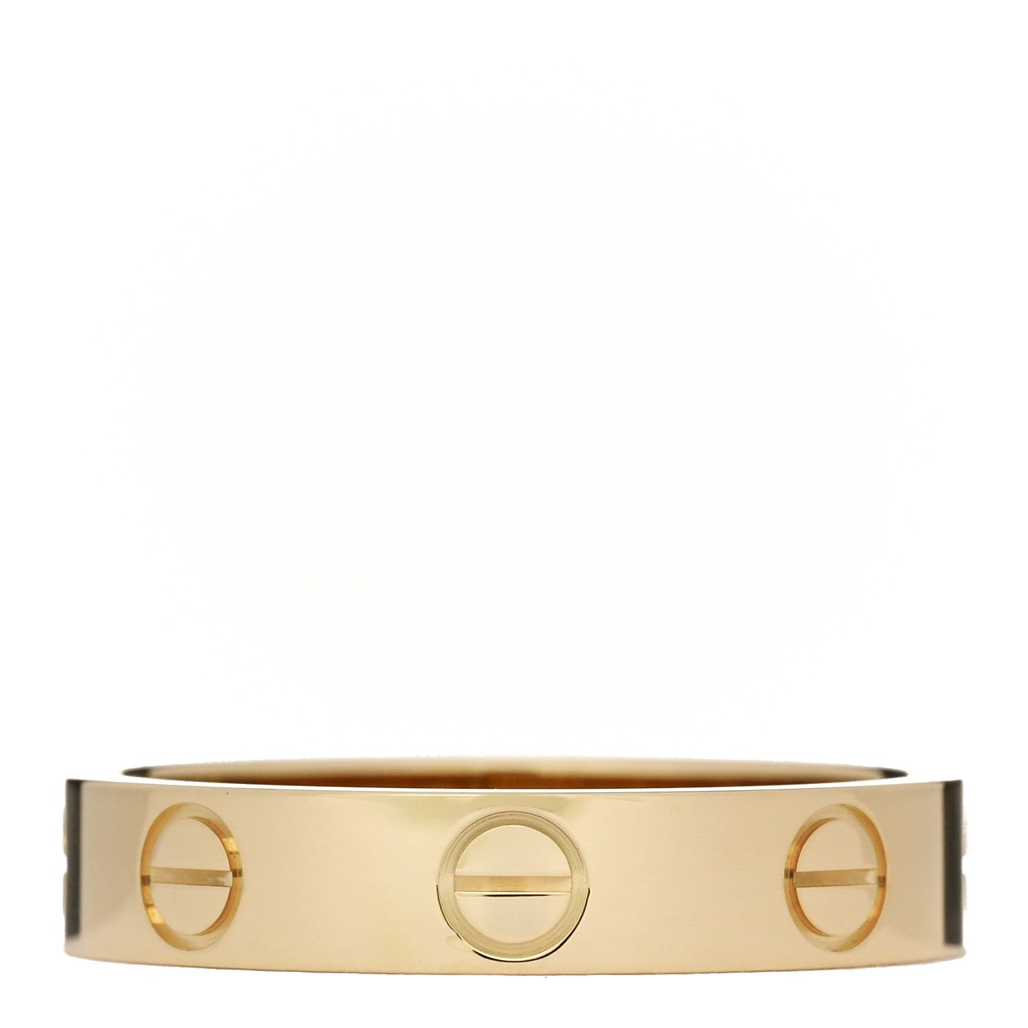 Cartier 18K Yellow Gold 3.5mm LOVE Wedding Band Ring 50 5.25 3 of 5