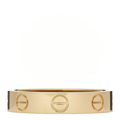 Cartier 18K Yellow Gold 3.5mm LOVE Wedding Band Ring 50 5.25 3 of 5