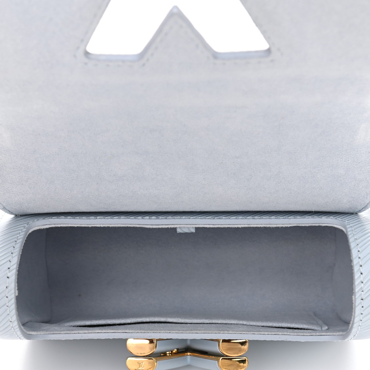 Louis Vuitton Epi Twist Shoulder Bag PM Bleu Celeste 5 of 9