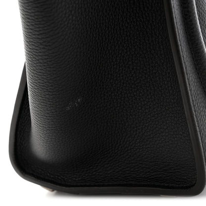 Celine Drummed Calfskin Micro Luggage Black 11 of 11