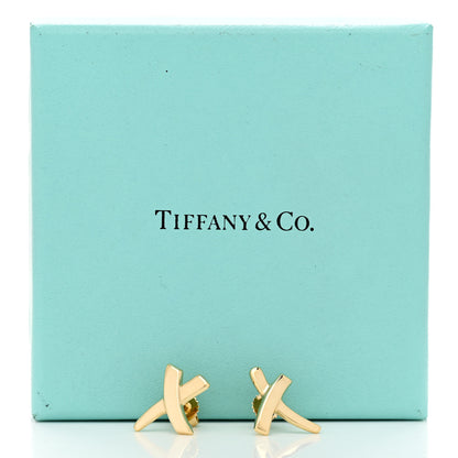 Tiffany 18K Yellow Gold Paloma's Graffiti X Earrings 5 of 5