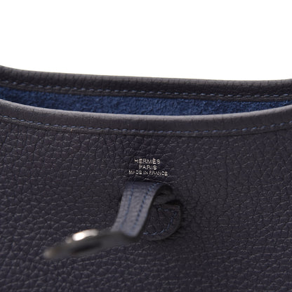 Hermes Taurillon Clemence Evelyne TPM Bleu Nuit 6 of 9