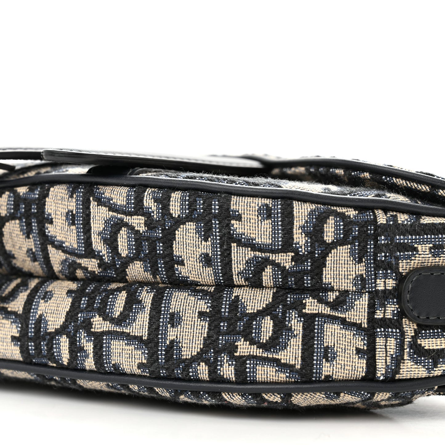 Oblique Mini Saddle Bag With Strap Blue