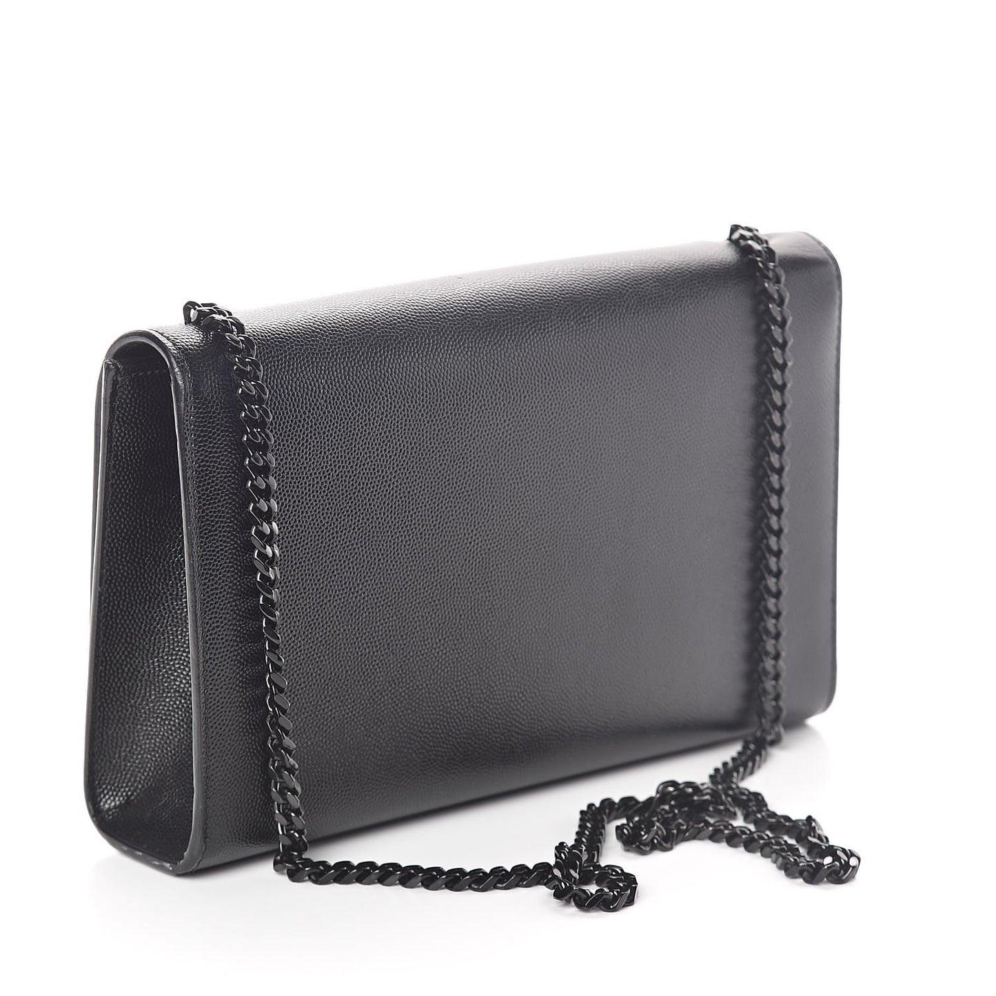 Grain De Poudre Medium Classic Monogram Kate Satchel Black