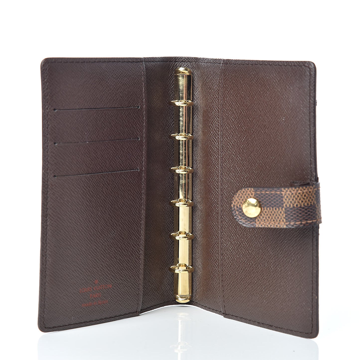 Damier Ebene Small Ring Agenda Cover