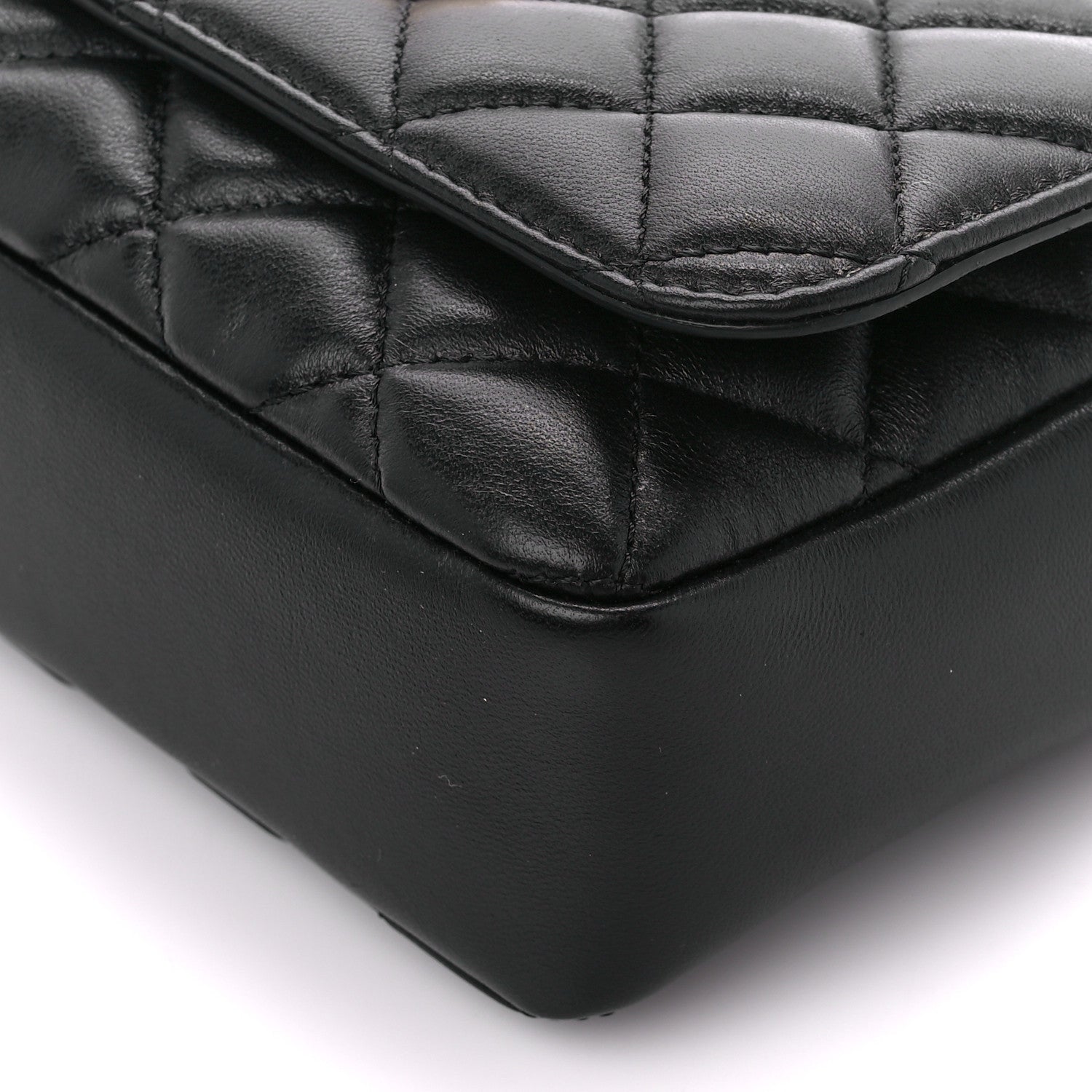 Versace Nappa Quilted Small Medusa Chain Crossbody Black 10 of 10