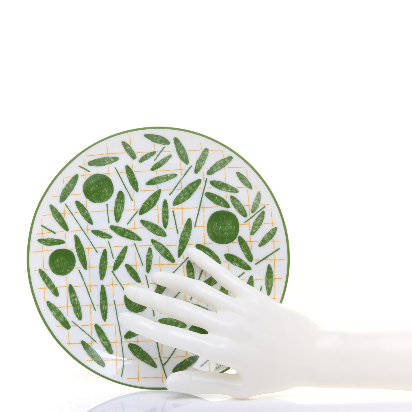 Porcelain A Walk In The Garden Dessert Plate Set of 2