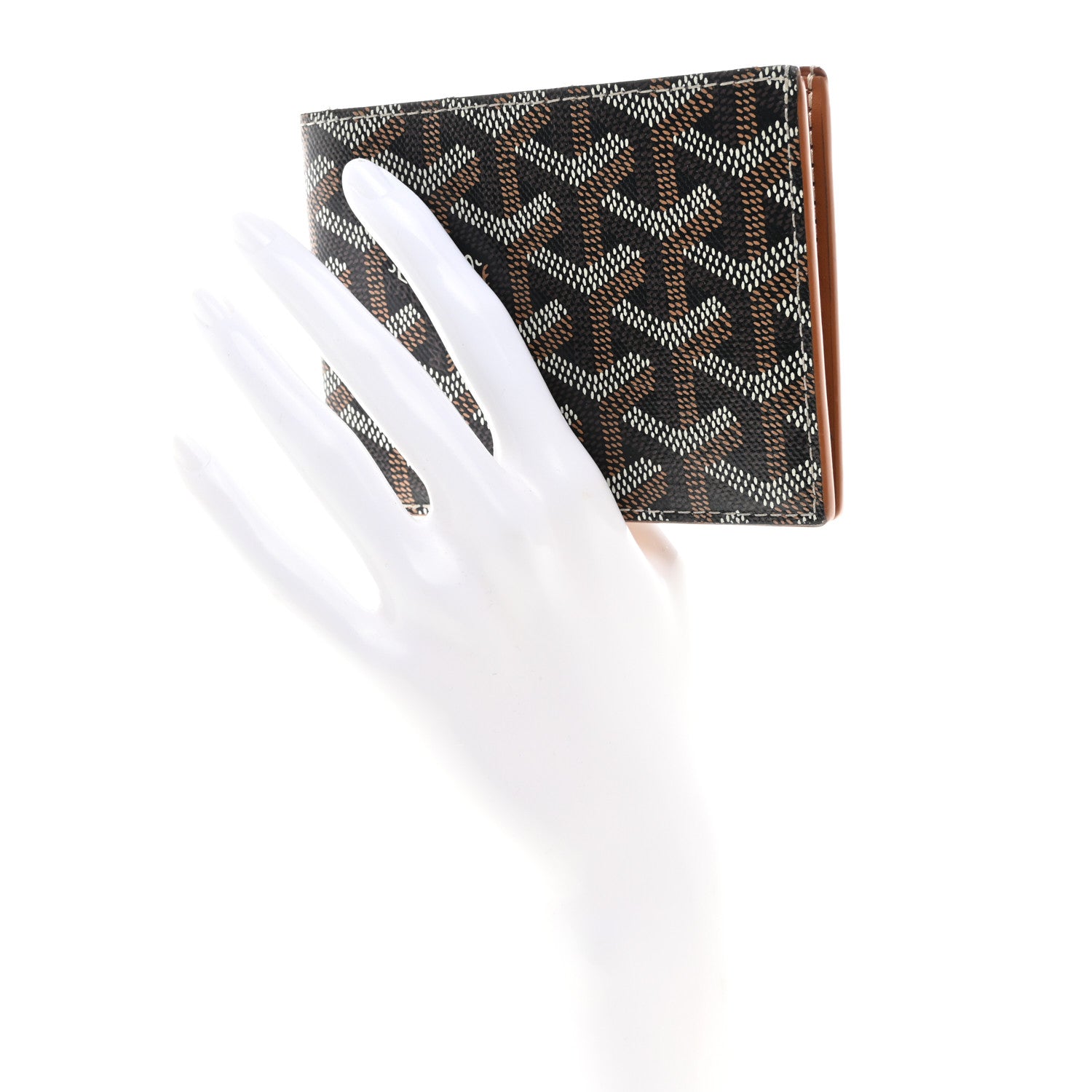 Goyard Goyardine Bi-Fold Victoire PM Black Gold 2 of 9