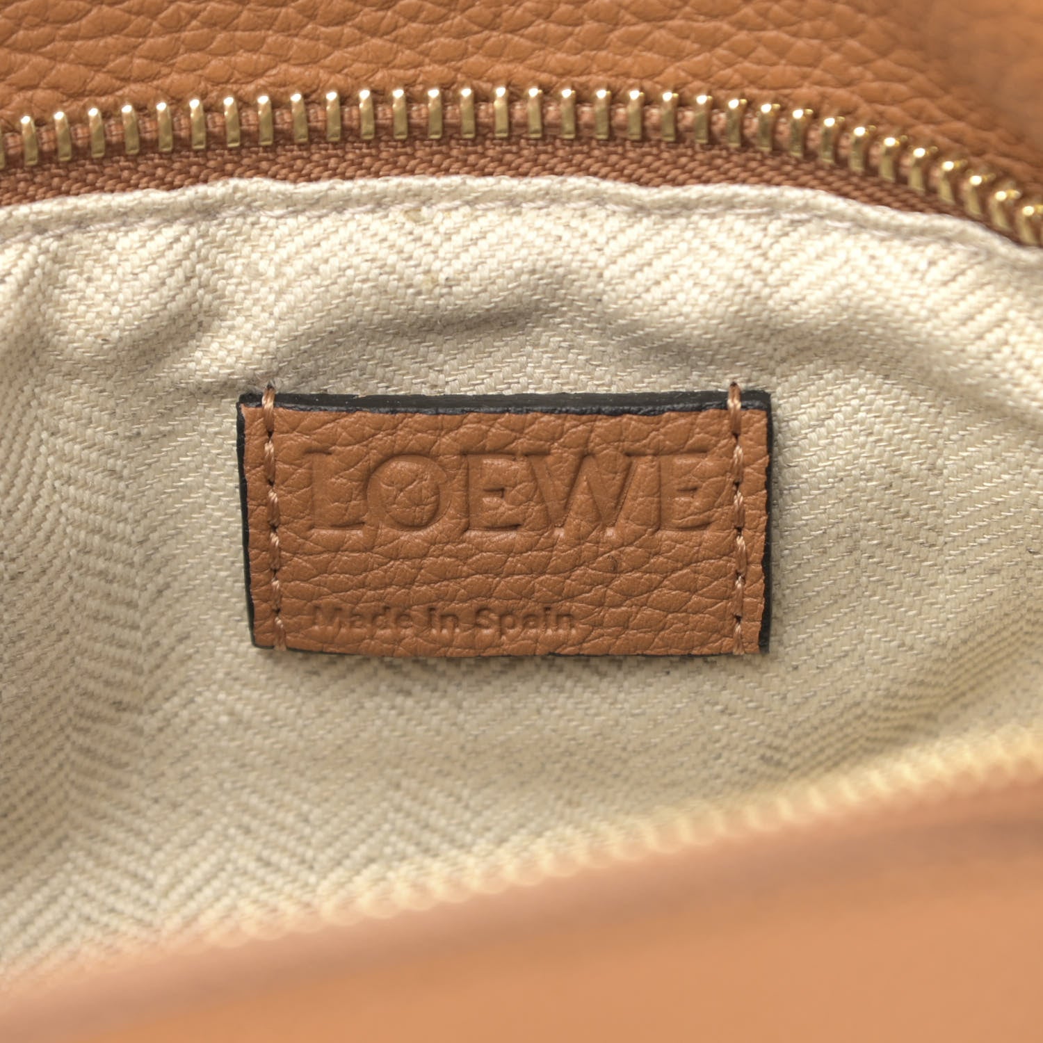 Loewe Soft Grained Calfskin Small Puzzle Bag Light Caramel 6 of 10