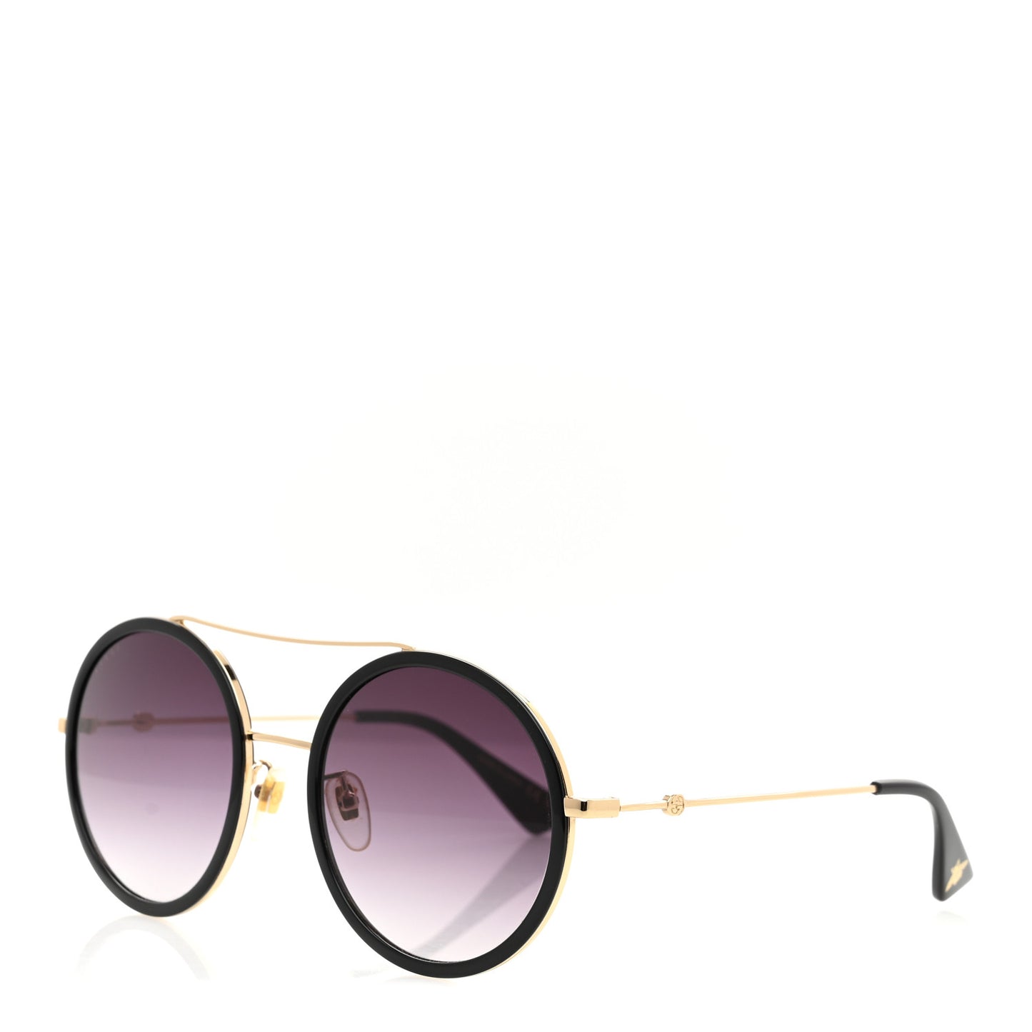 Metal Round Frame Sunglasses GG0061S Black