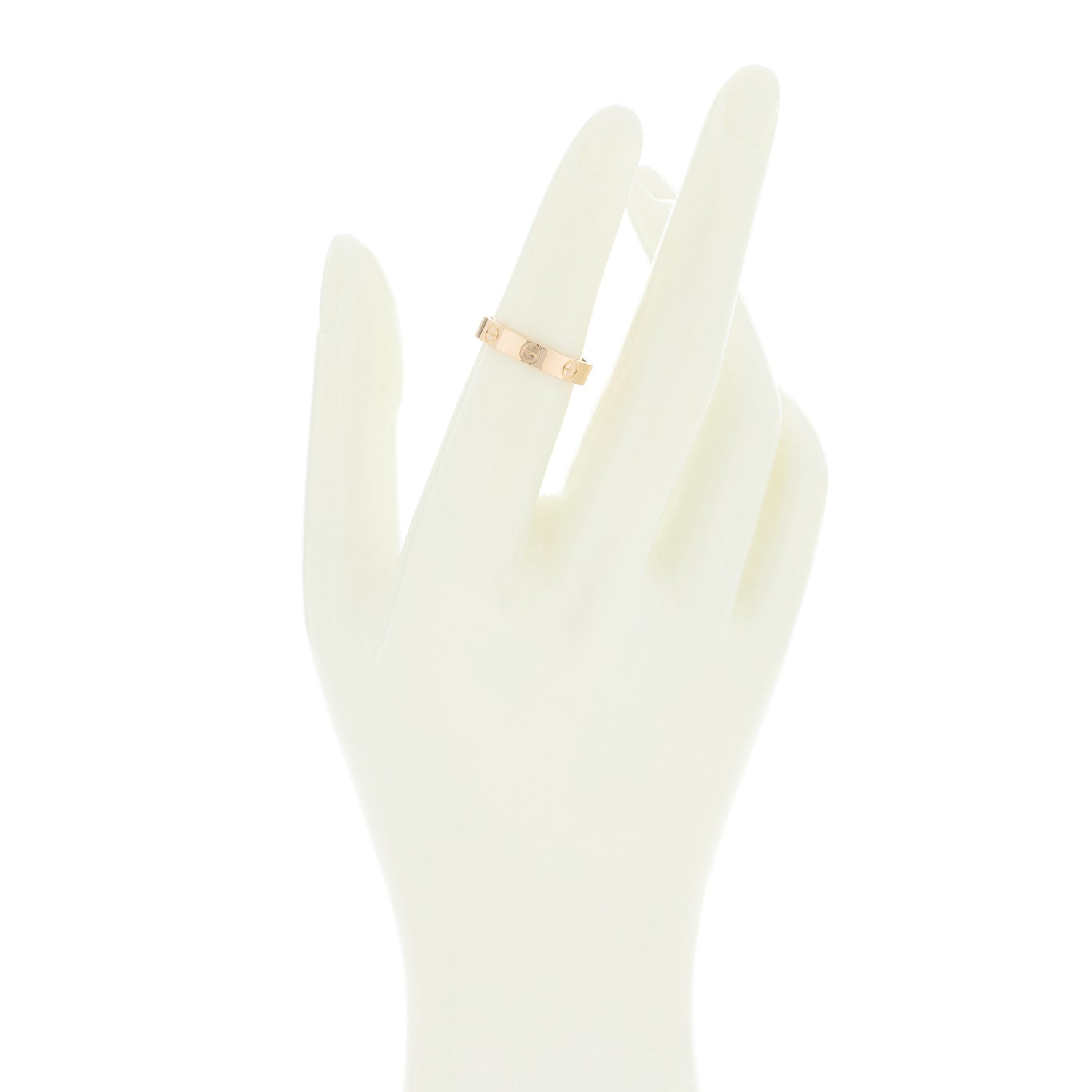 Cartier 18K Pink Gold 3.5mm LOVE Wedding Band Ring 50 5.25 2 of 5