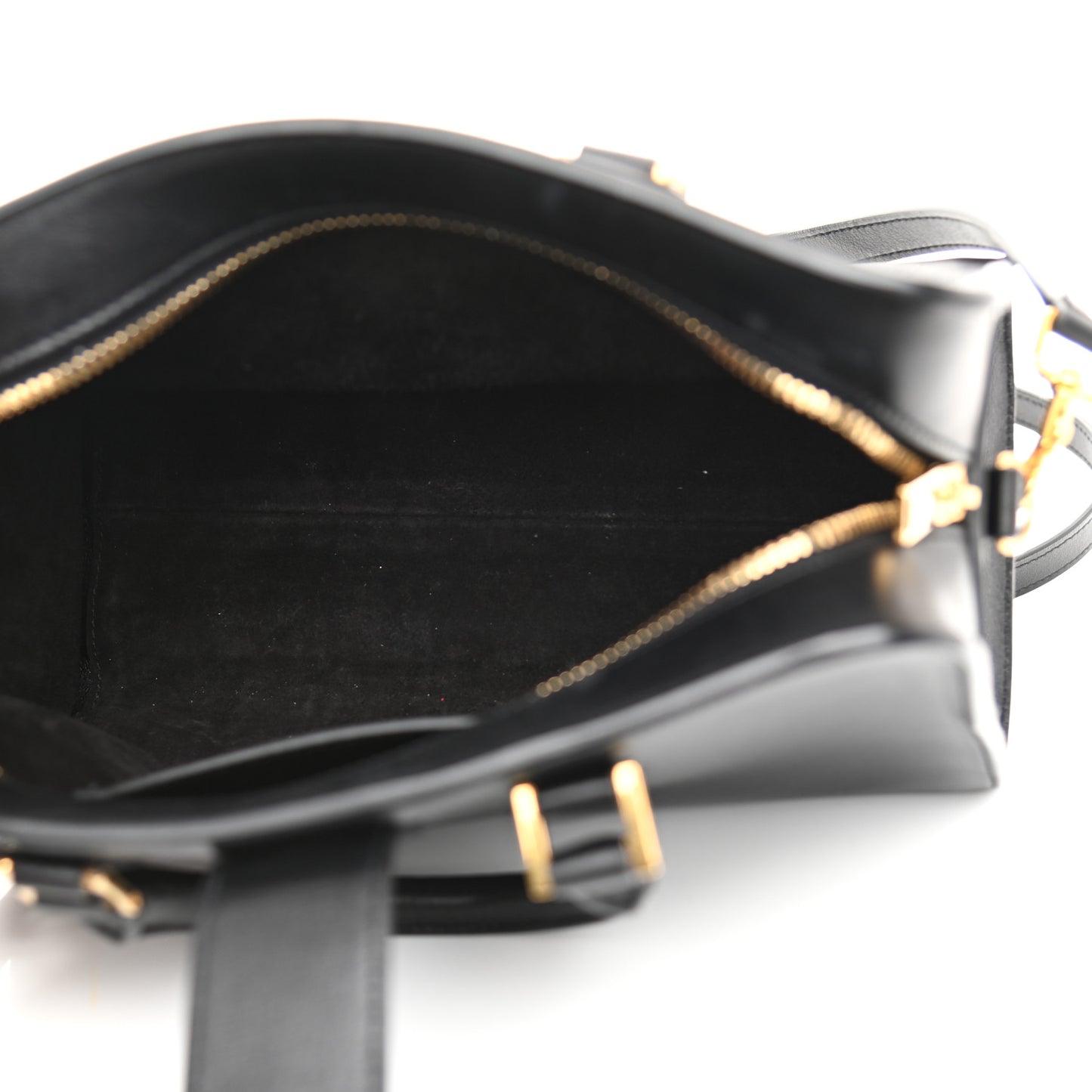 Calfskin Monogram Baby Cabas Black
