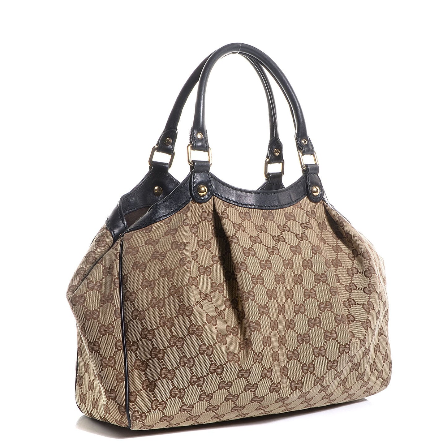 Monogram Medium Sukey Tote Dark Brown