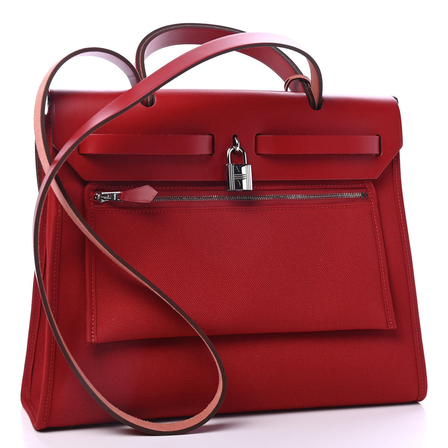 Vache Hunter Toile Herbag Zip 31 PM Rouge Grenat