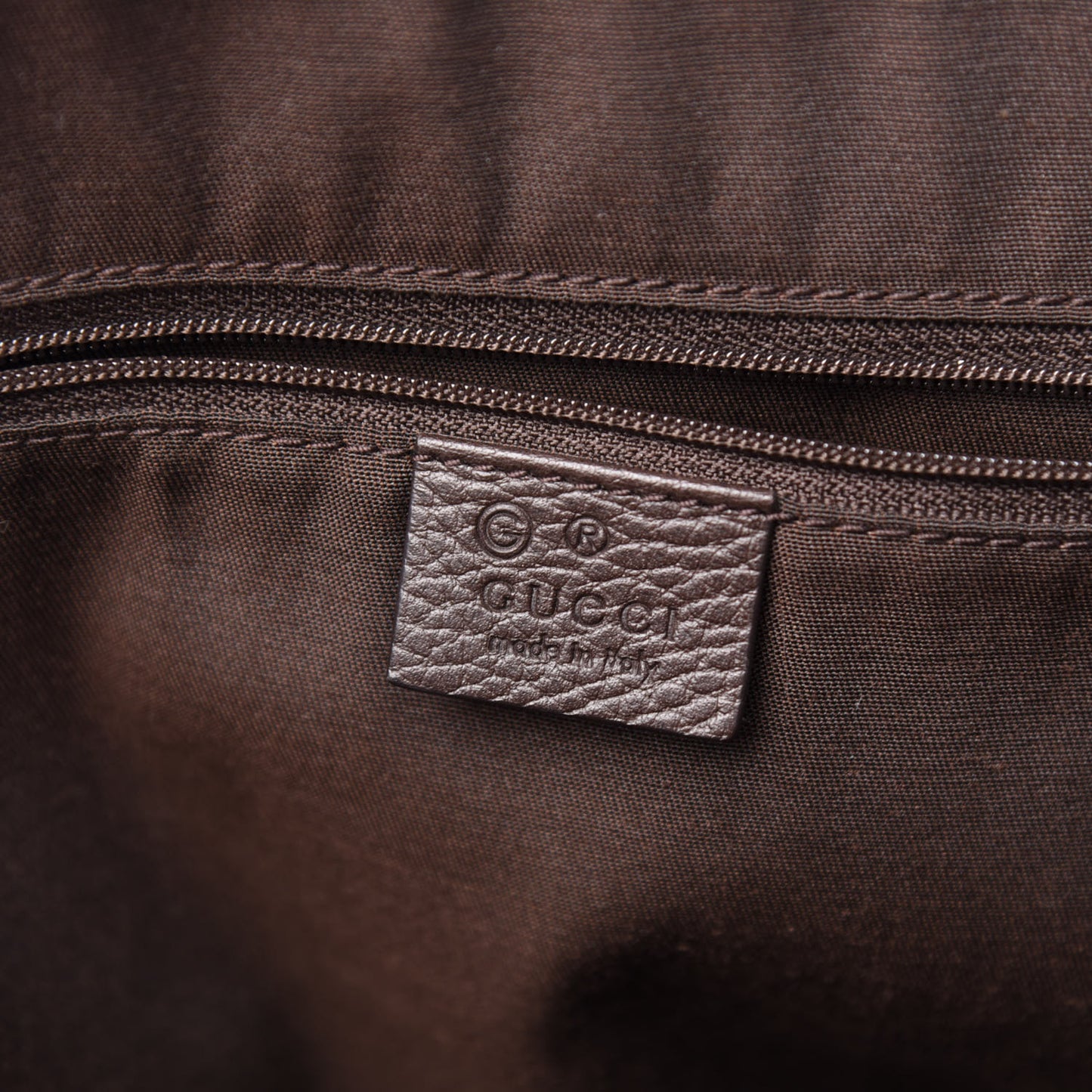 Crystal Monogram Medium Dome Bag Dark Brown