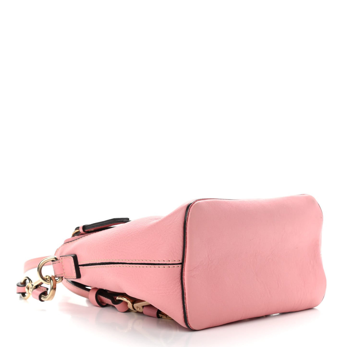 Suede Calfskin Mini Faye Backpack Ideal Blush