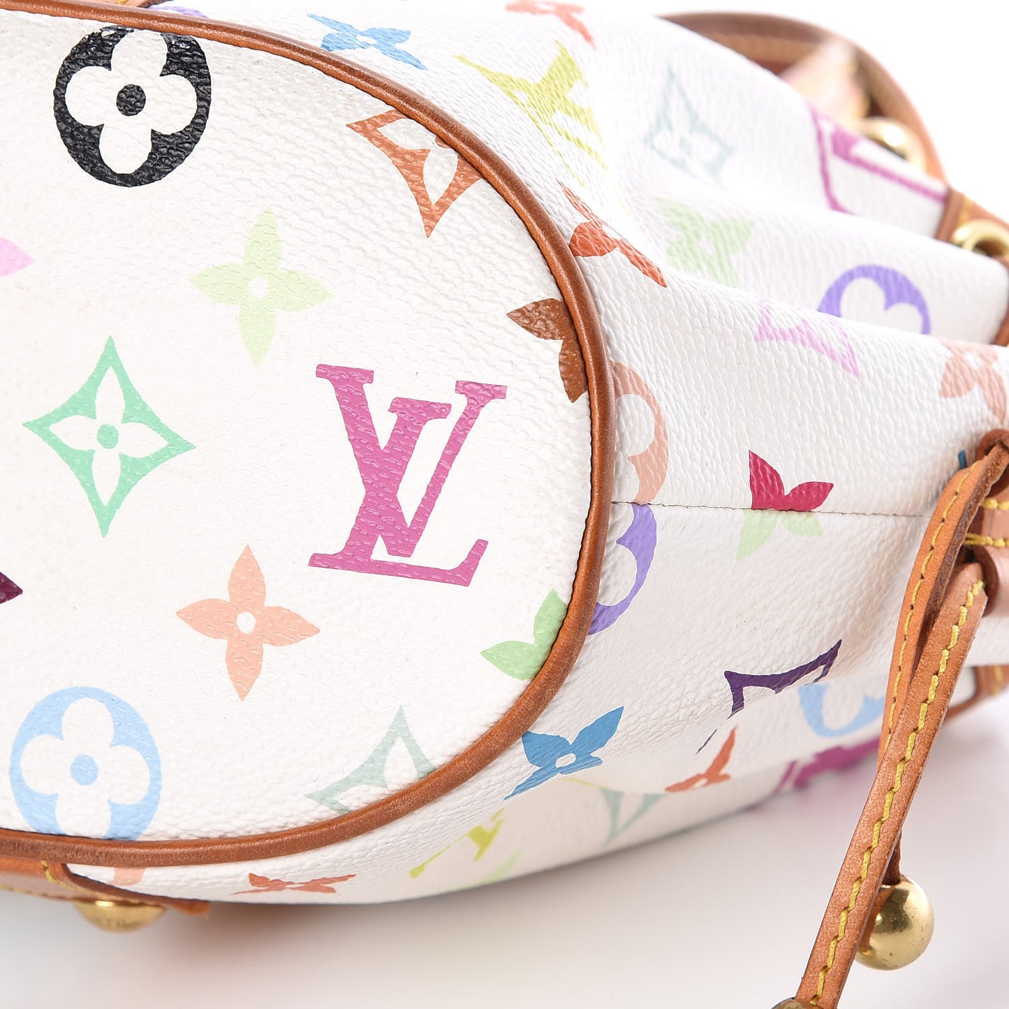 Monogram Multicolor Theda GM White