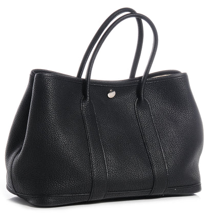 Hermes Veau Negonda Garden Party TPM Black 3 of 11